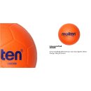 Molten Softhandball,H0C600, orange, Elefantenhaut 15cm